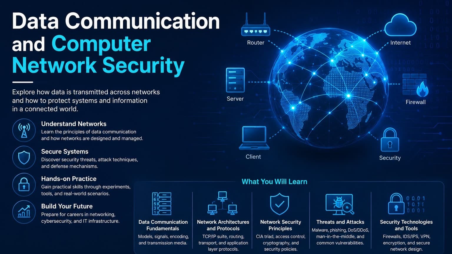 Data Communication and Computer Network Security cover