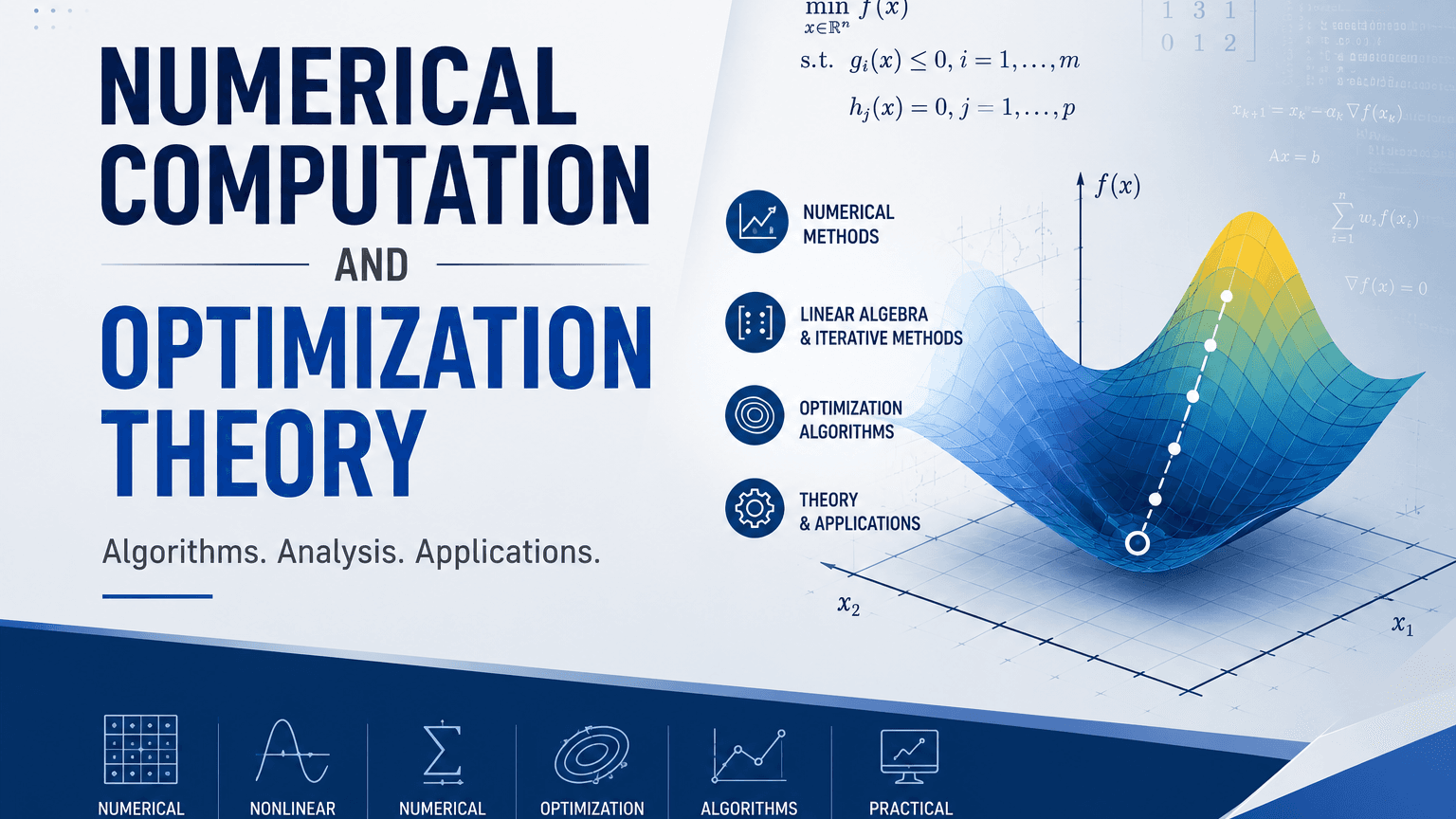 Numerical Computation and Optimization Theory cover