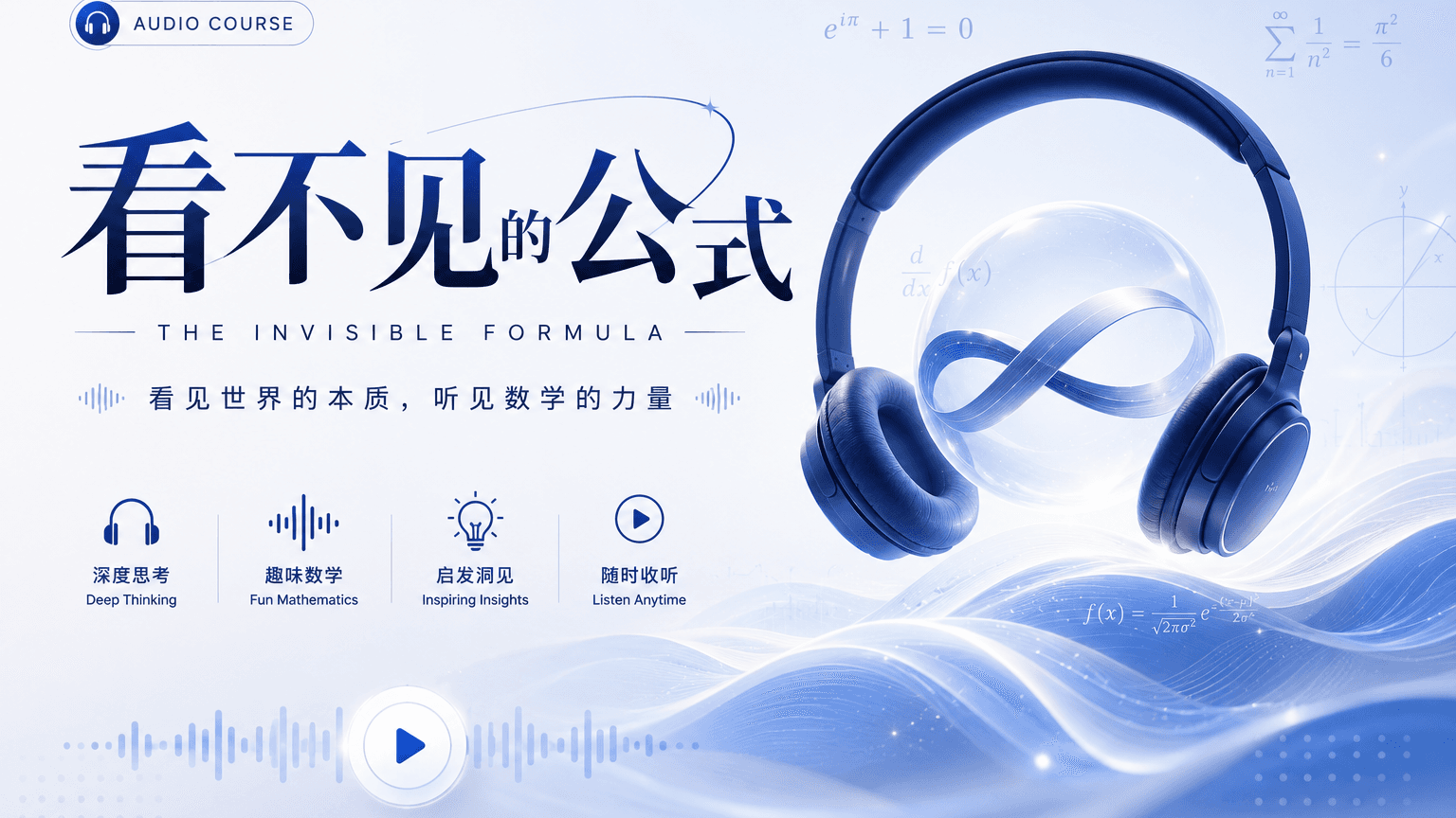 音频课《看不见的公式》 cover